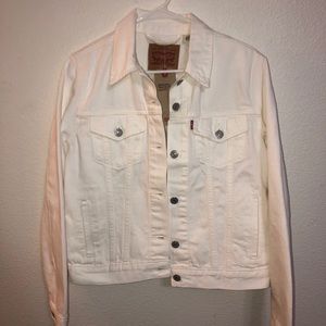 Levi’s White Denim Jacket
